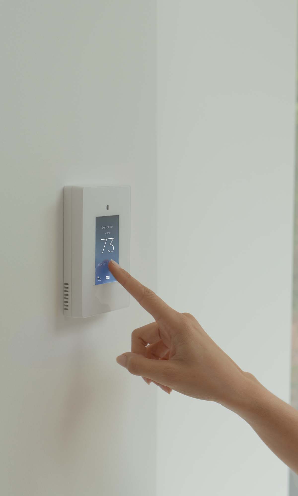 DMF light fixture out on wooden wall paneling