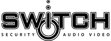 Bold typography with a power button symbol replacing a letter